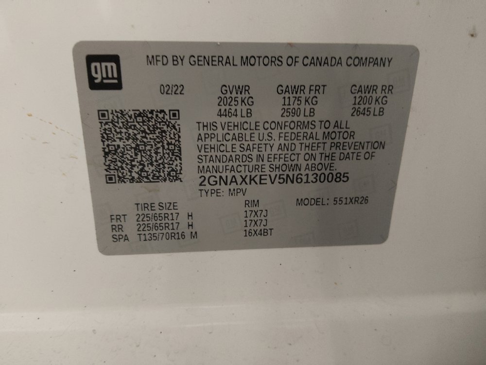 Used 2022 Chevrolet Equinox LT FWD image 33