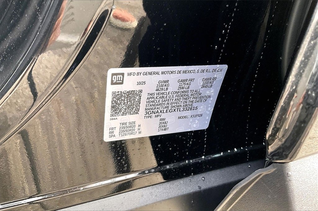 New 2026 Chevrolet Equinox RS w/ Convenience Package III image 8