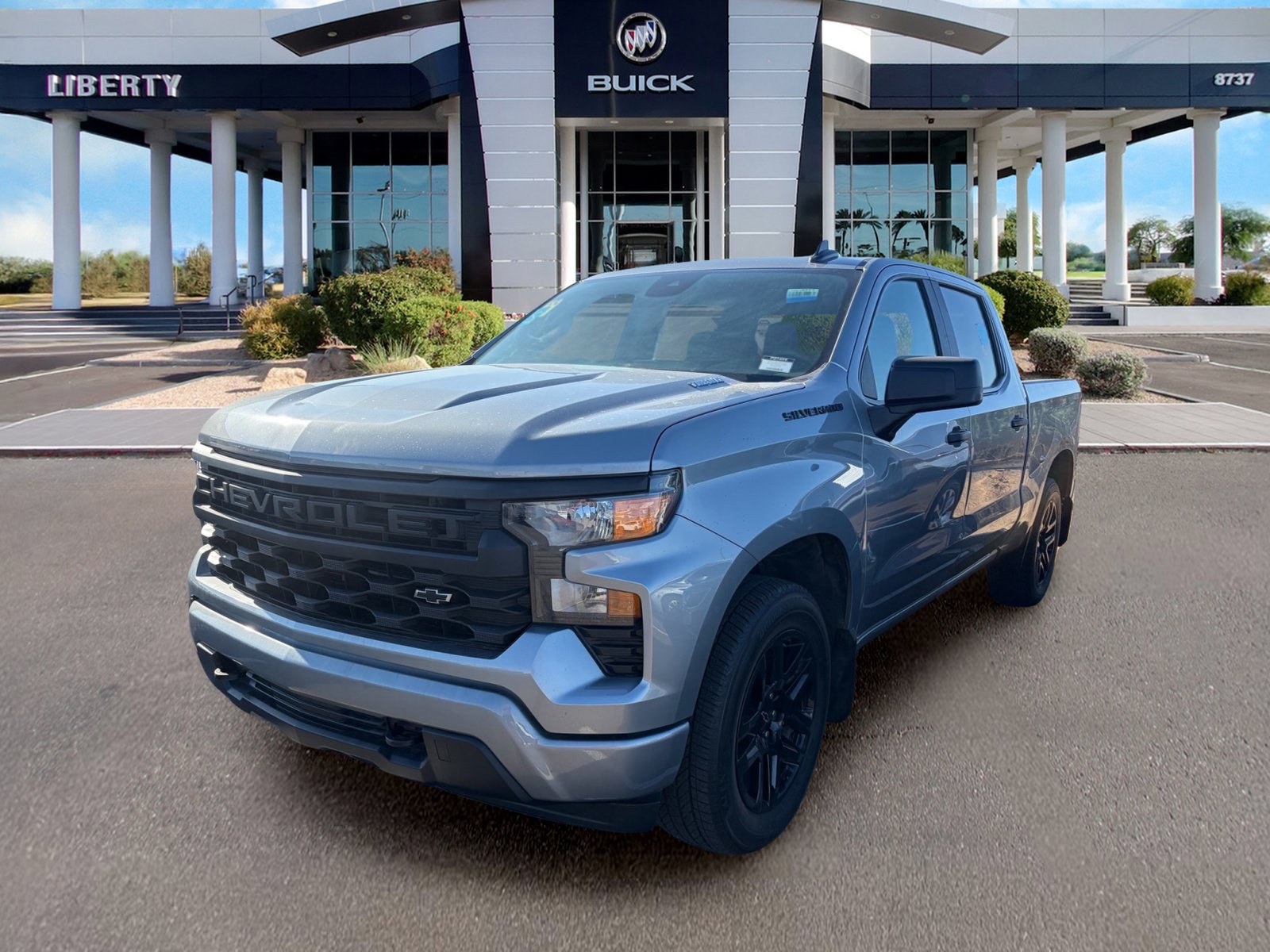 Used 2024 Chevrolet Silverado 1500 Custom w/ LPO, Dark Essentials Package RWD image 4
