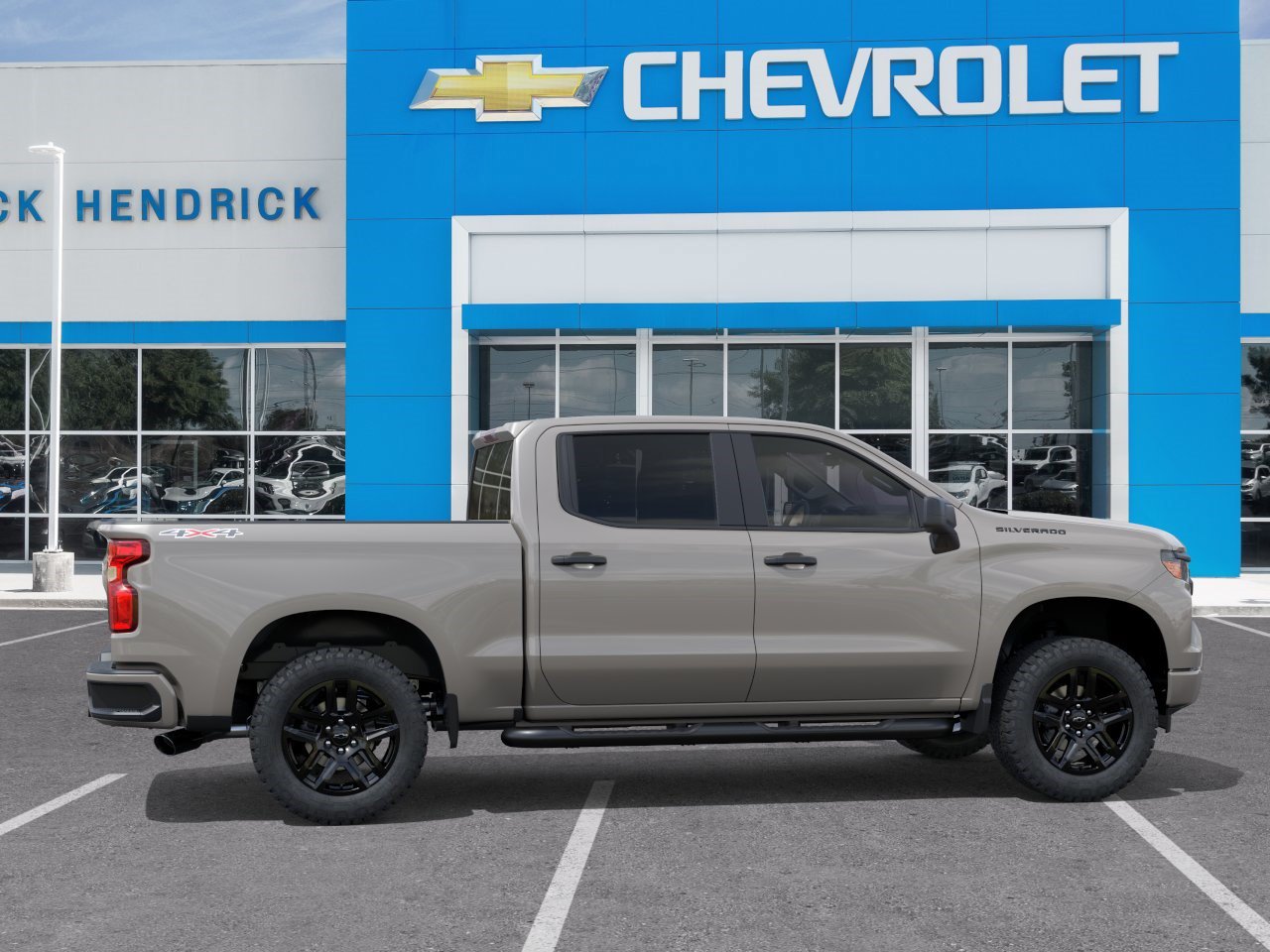 New 2026 Chevrolet Silverado 1500 Custom w/ Turbomax Blackout Package AWD/4WD image 7