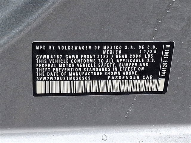 New 2026 Volkswagen Jetta SE image 11