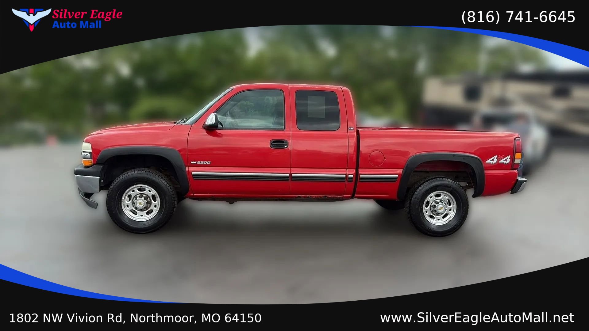 Used 2000 Chevrolet Silverado 2500 LS w/ Firm Ride Suspension Pkg AWD/4WD image 3