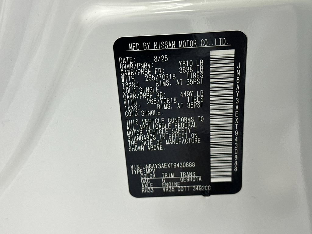 New 2026 Nissan Armada SV image 27