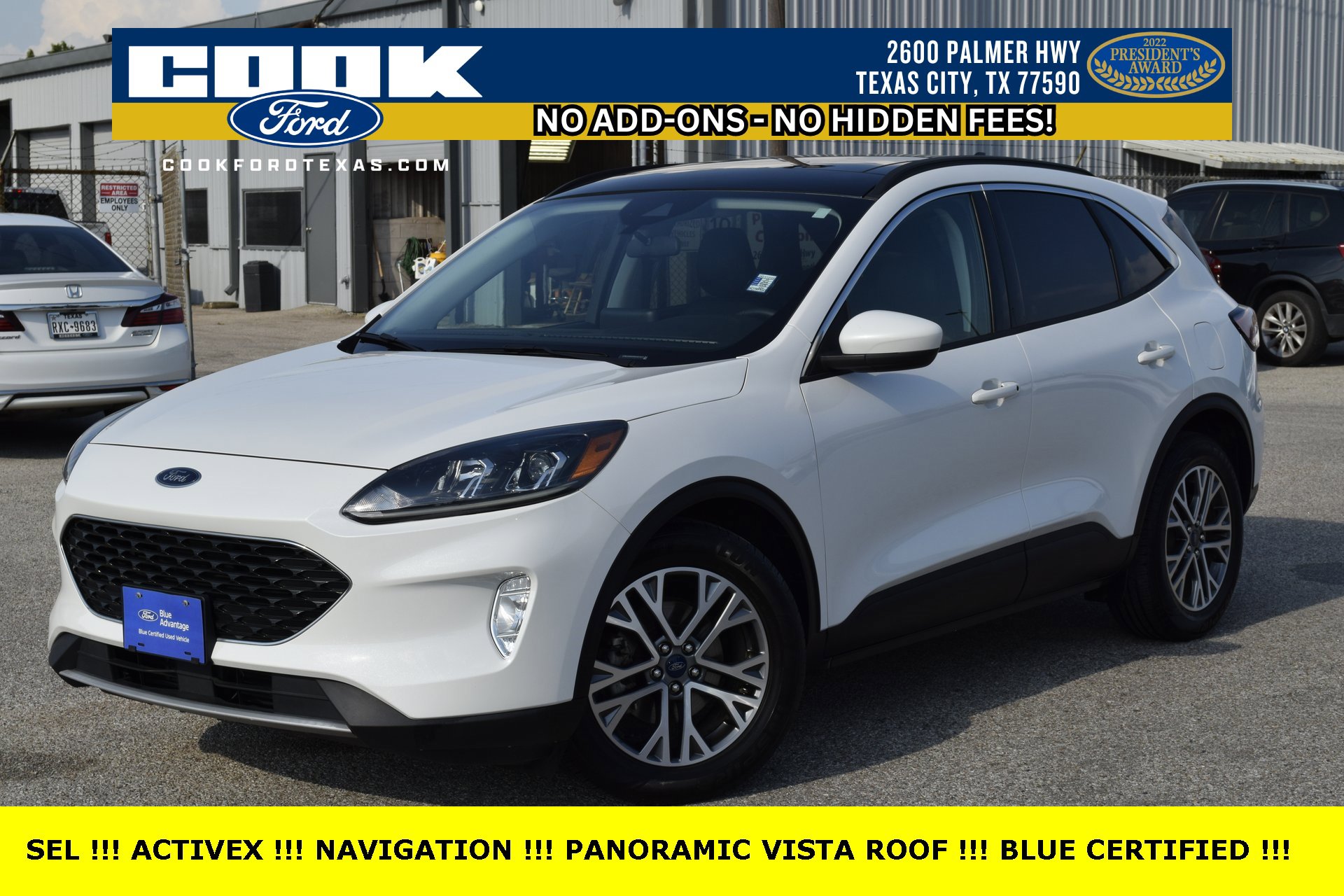 Certified 2022 Ford Escape SEL w/ Technology Package