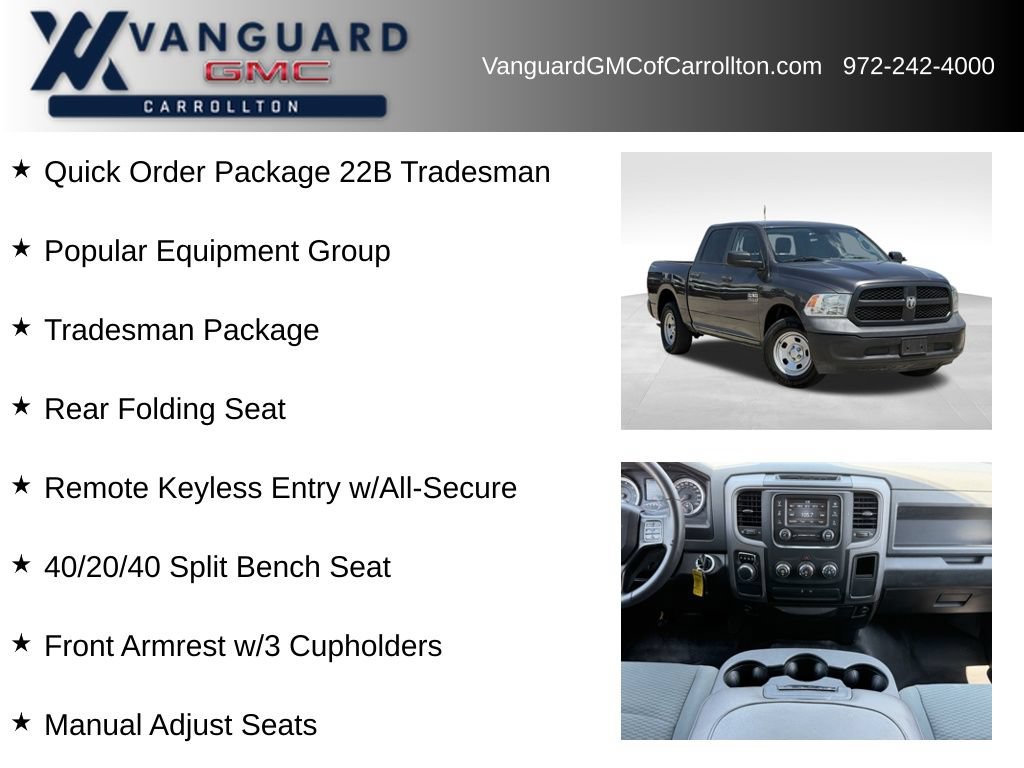 Used 2019 RAM 1500 Tradesman w/ Popular Equipment Group RWD image 6