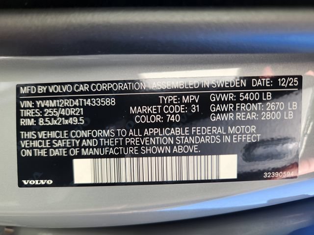 New 2026 Volvo XC60 B5 Ultra w/ Climate Package AWD/4WD image 25