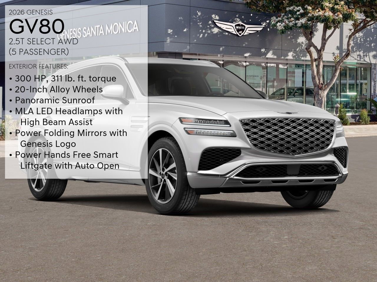 New 2026 Genesis GV80 2.5T Select image 3