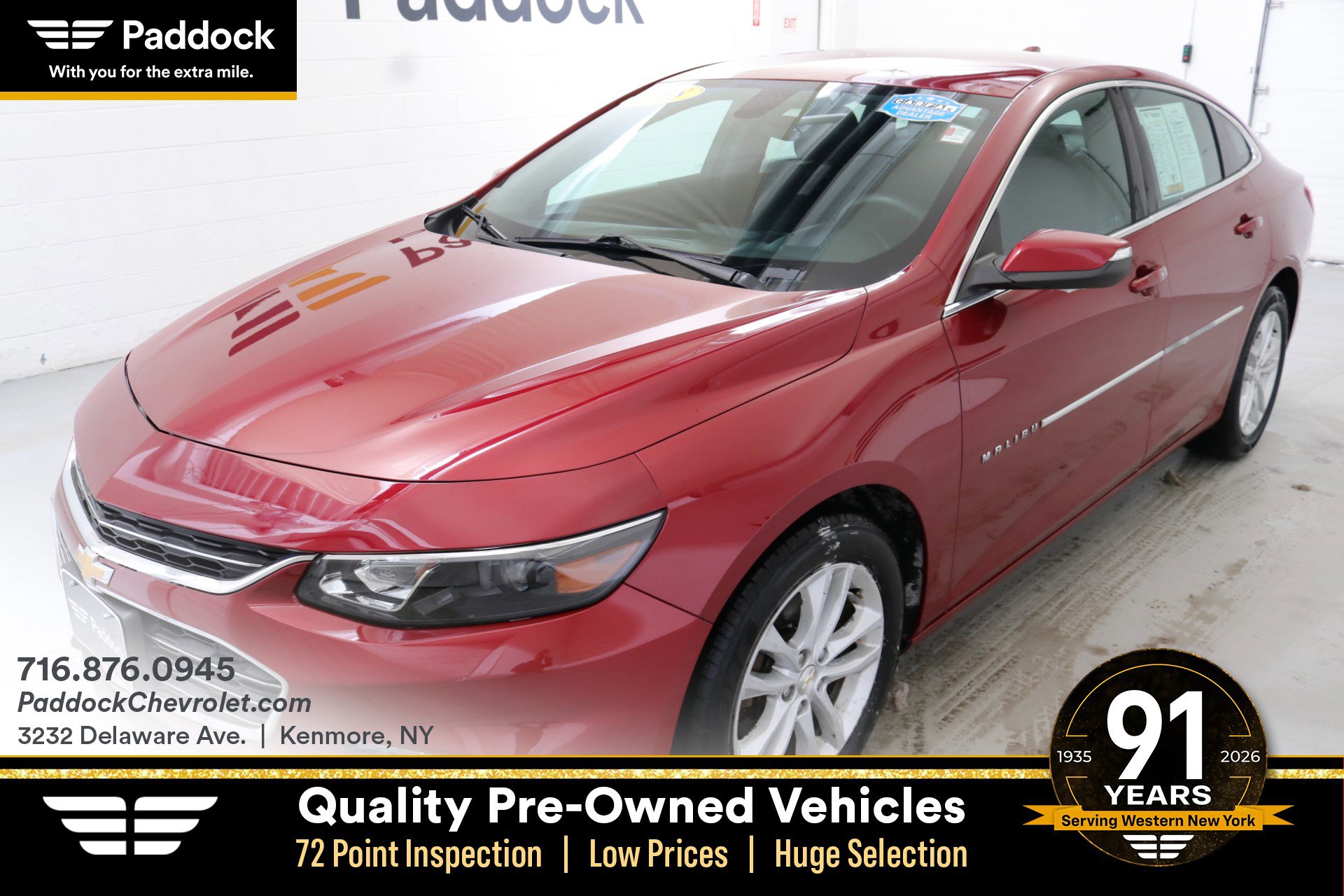Used 2018 Chevrolet Malibu LT image 1