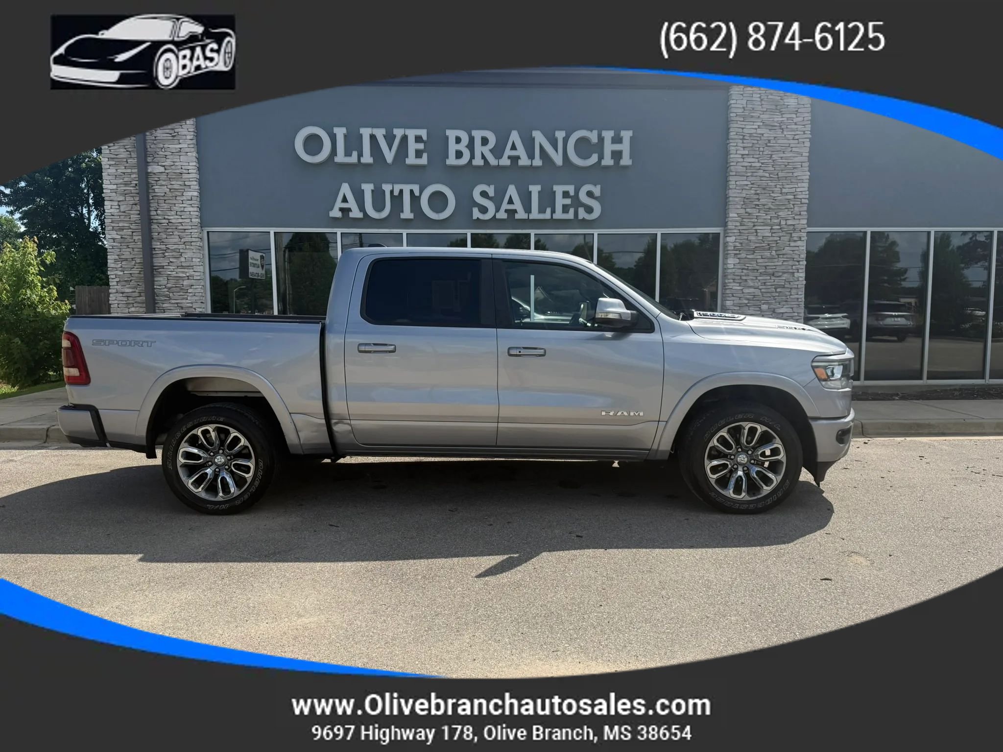 Used 2021 RAM 1500 Laramie w/ Sport Appearance Package AWD/4WD image 1