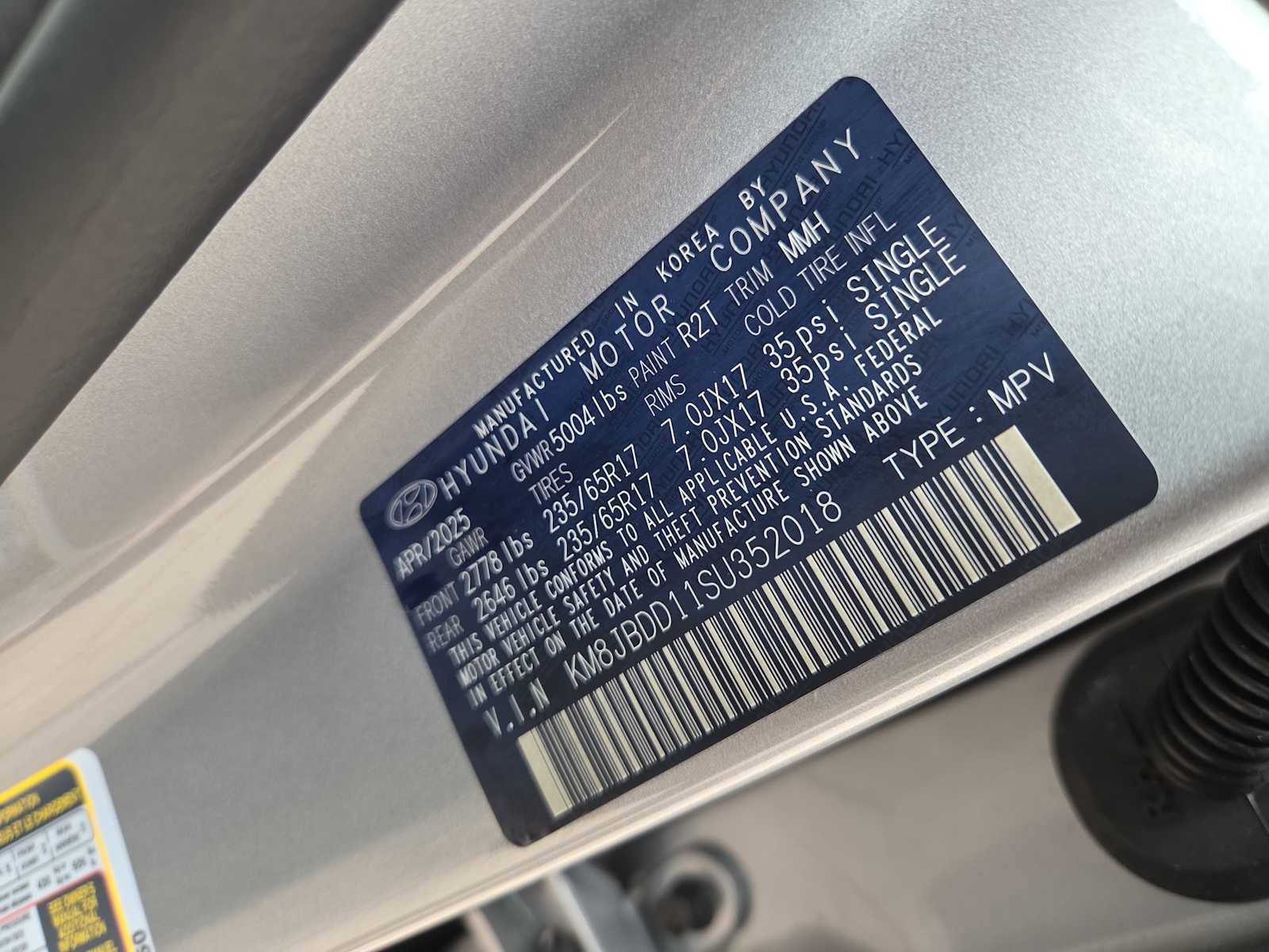 New 2025 Hyundai Tucson Blue image 35