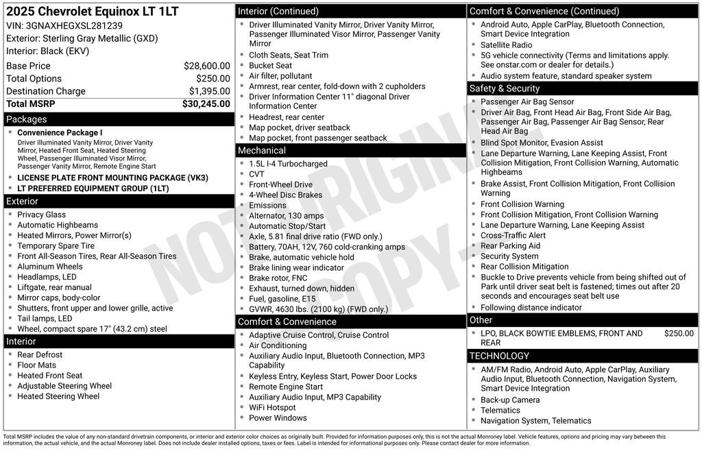 Used 2025 Chevrolet Equinox LT FWD image 6