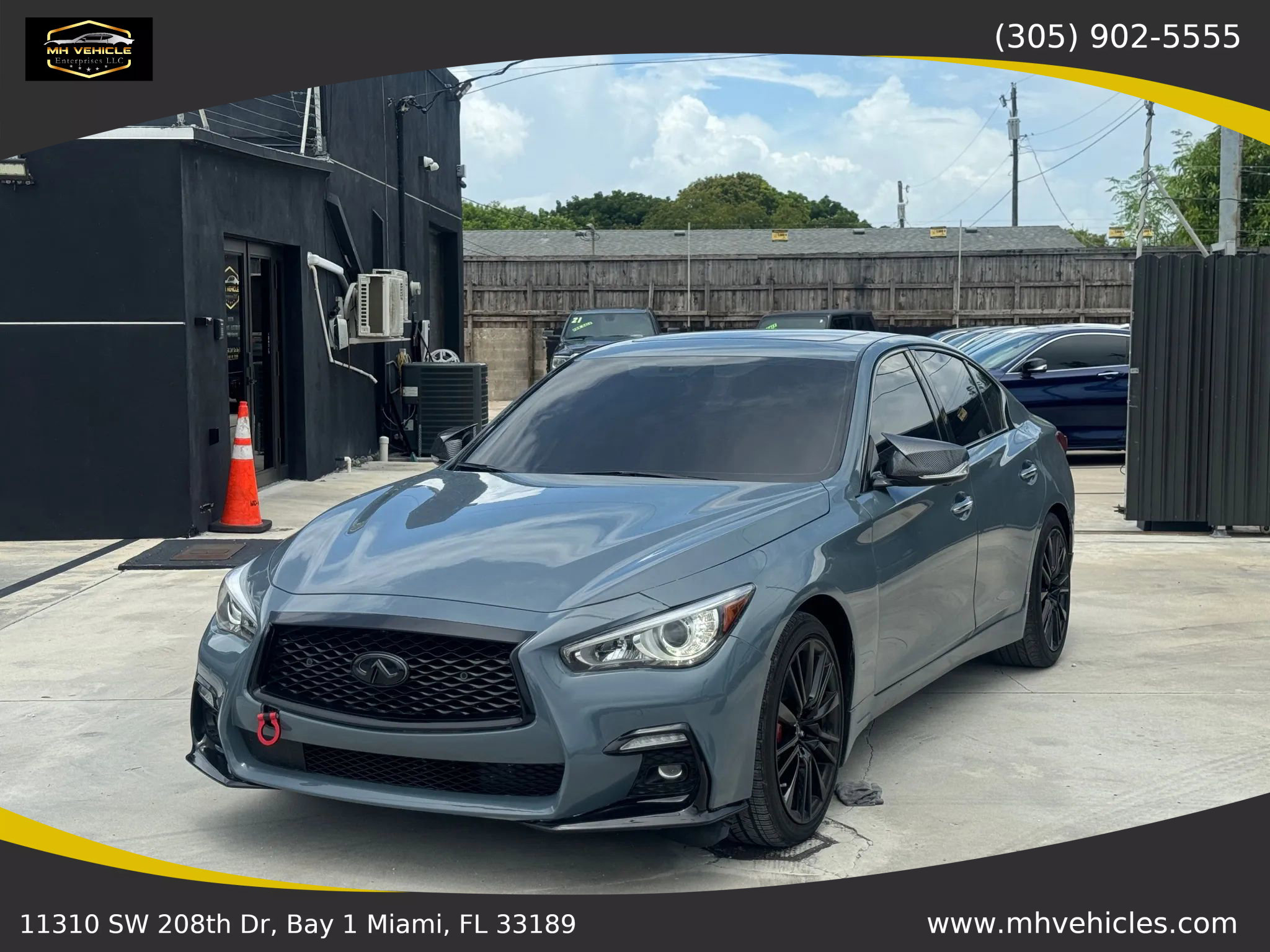 Used 2022 INFINITI Q50 Red Sport 400 image 1