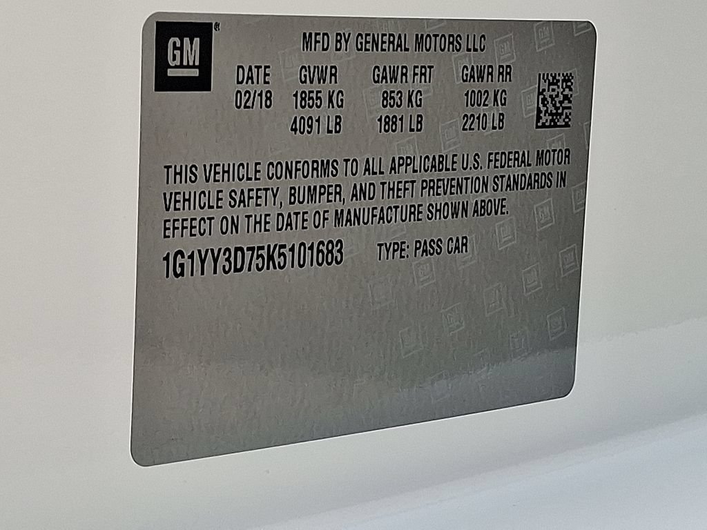 Used 2019 Chevrolet Corvette Grand Sport RWD image 26