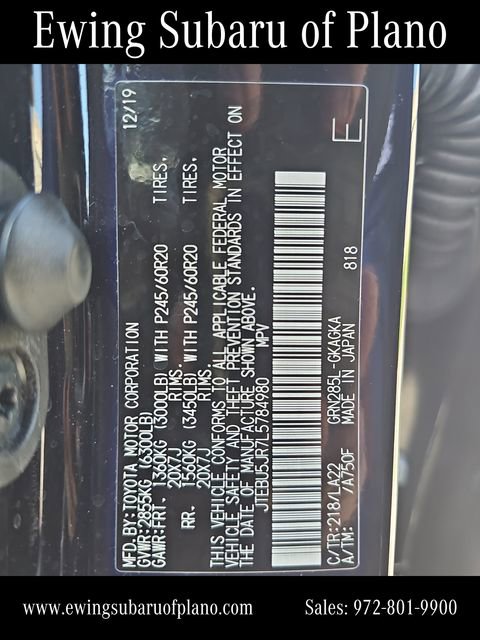 Used 2020 Toyota 4Runner Limited image 30