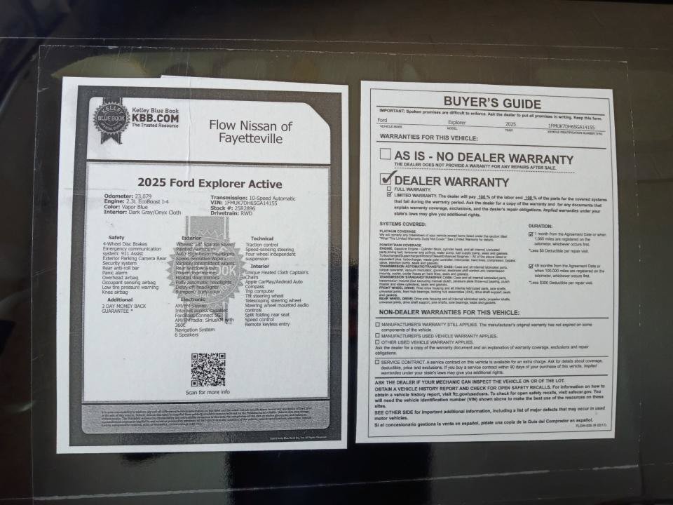 Used 2025 Ford Explorer Active RWD image 36