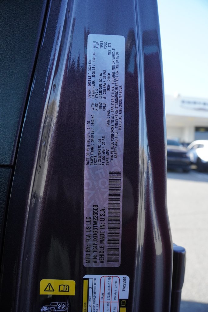 Used 2026 Jeep Wrangler Unlimited Sport AWD/4WD image 43
