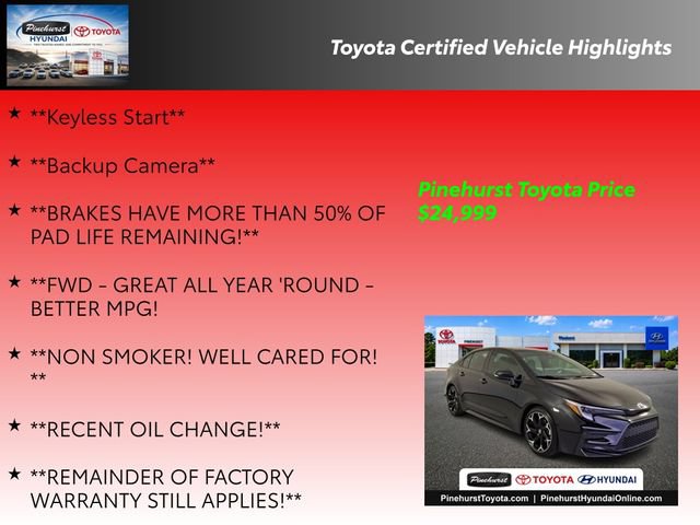 Certified 2025 Toyota Corolla FX w/ Convenience Package FWD image 36