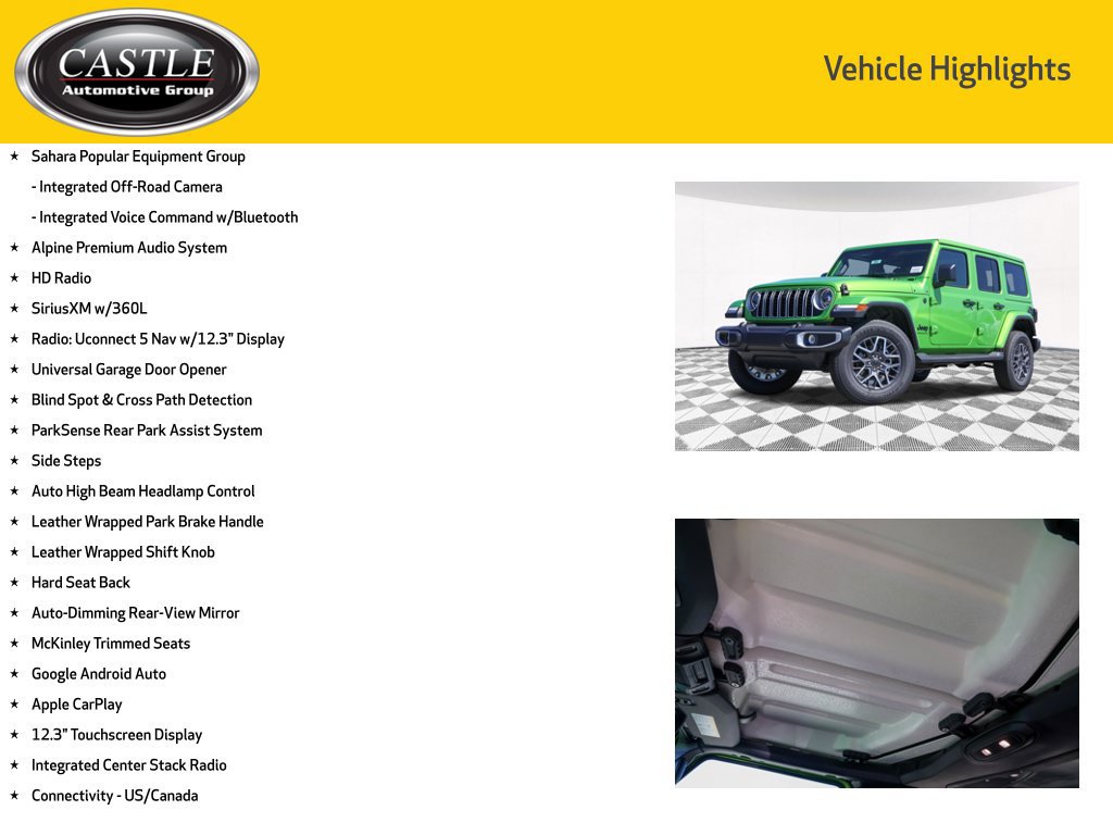 New 2026 Jeep Wrangler Unlimited Sahara AWD/4WD image 6