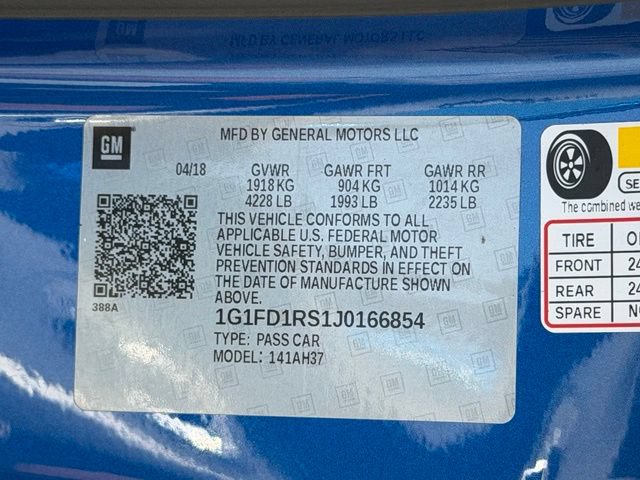 Used 2018 Chevrolet Camaro LT RWD image 21