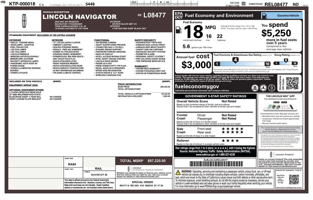 Used 2024 Lincoln Navigator Reserve image 4