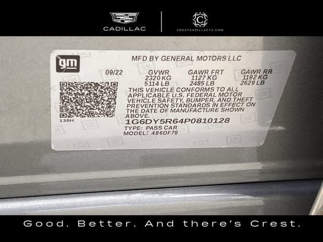 Certified 2023 Cadillac CT5 V Blackwing w/ Driver Assist Package RWD image 34