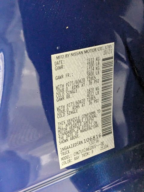 Used 2024 Nissan Titan Platinum Reserve w/ Moonroof Package image 38