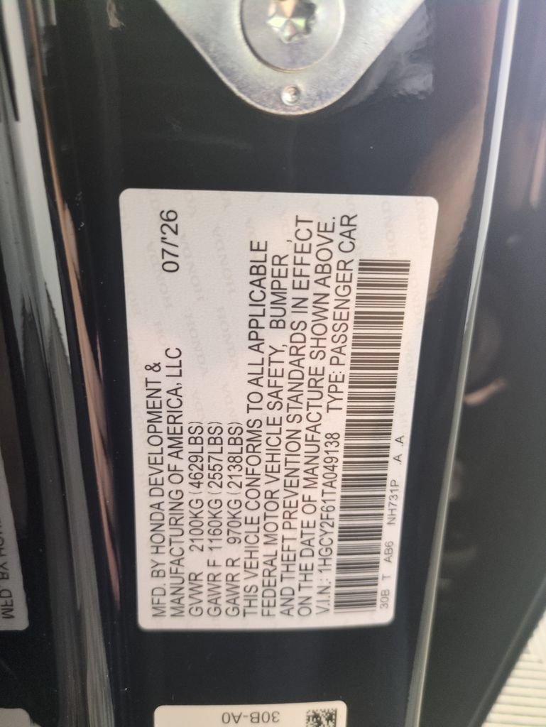 New 2026 Honda Accord EX-L image 29