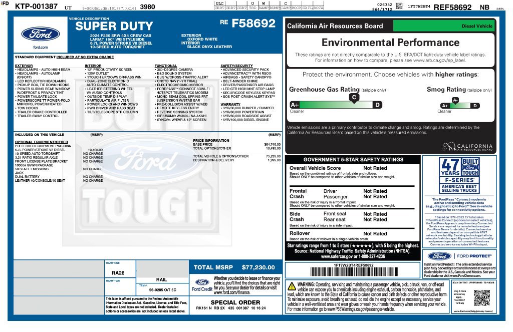 Used 2024 Ford F250 Lariat AWD/4WD image 4