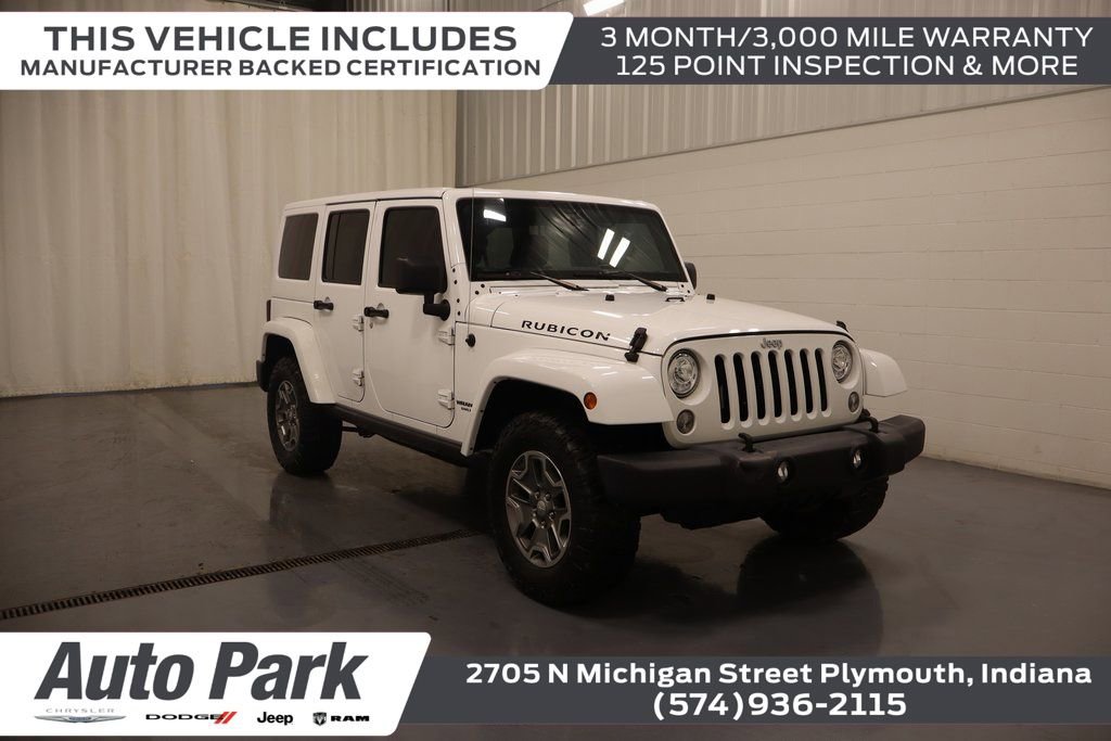 Certified 2017 Jeep Wrangler Unlimited Rubicon w/ Connectivity Group