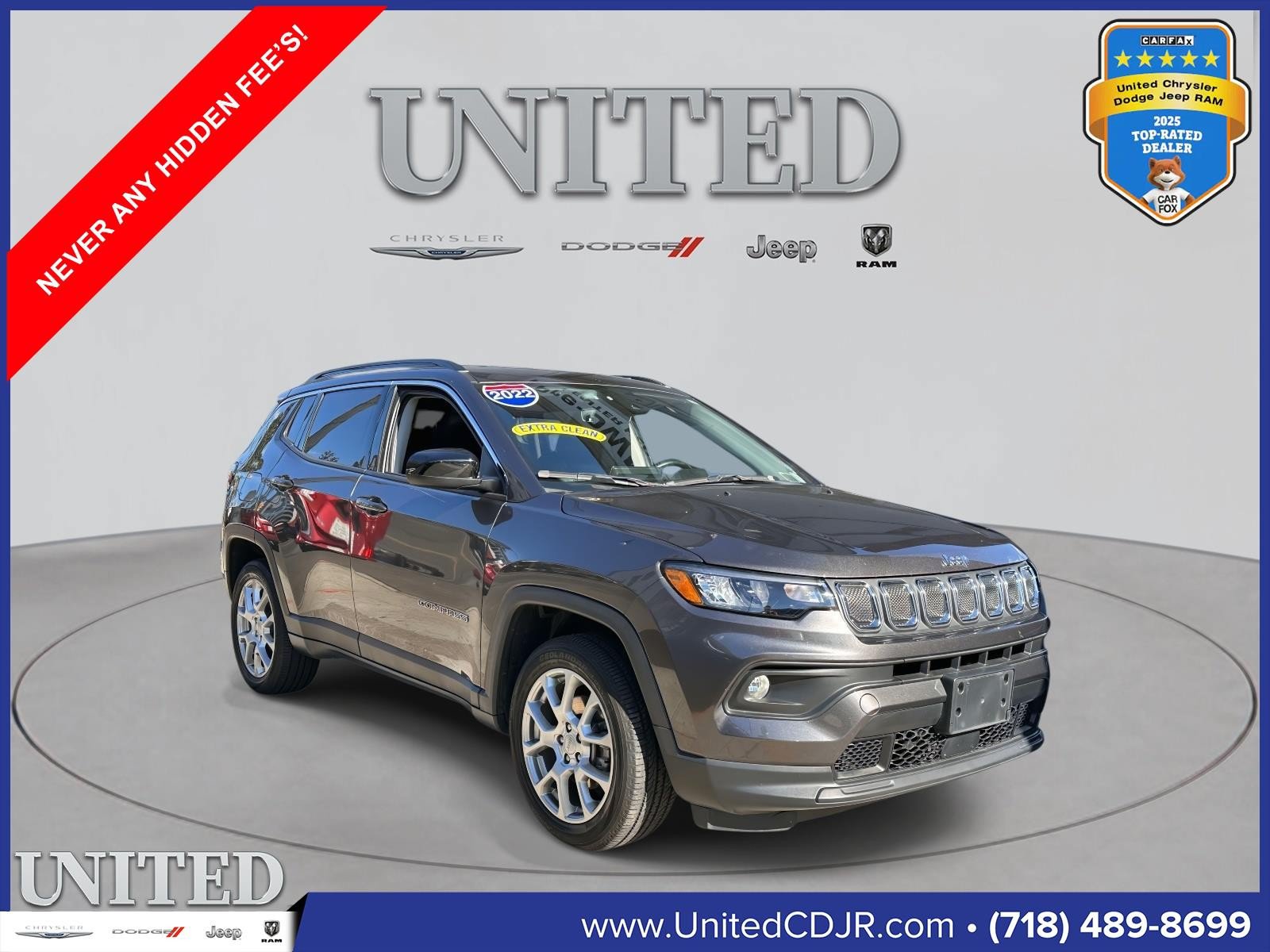 Certified 2022 Jeep Compass Latitude AWD/4WD image 1