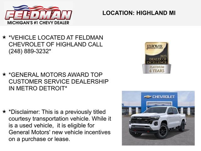 New 2026 Chevrolet Colorado Z71 w/ Technology Package image 3