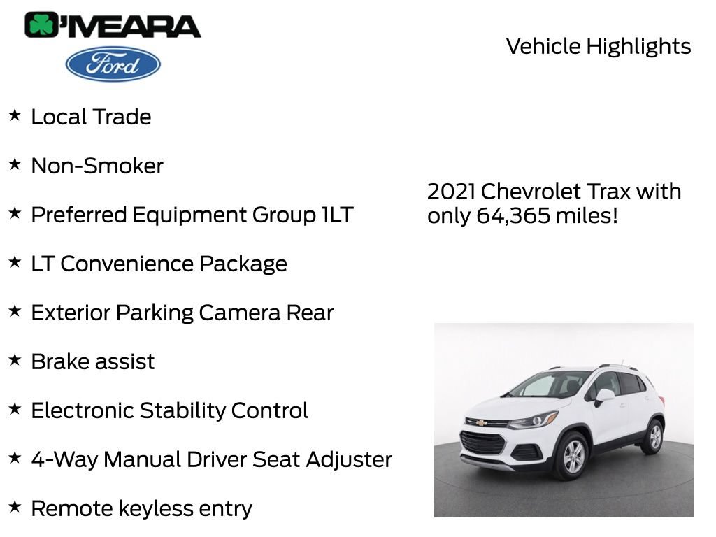 Used 2021 Chevrolet Trax LT w/ LT Convenience Package FWD image 7
