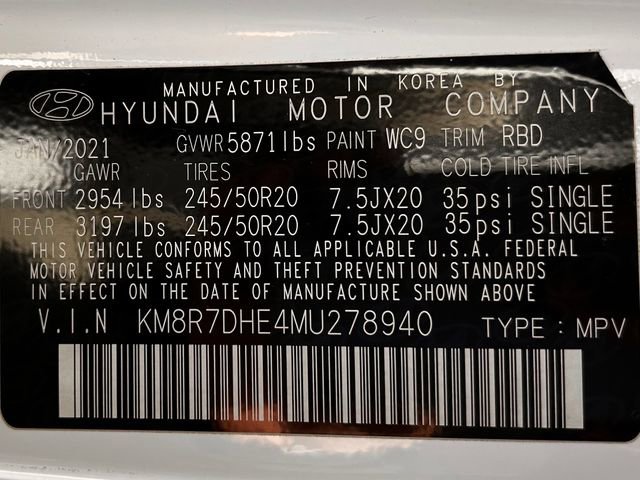 Used 2021 Hyundai Palisade Calligraphy image 37