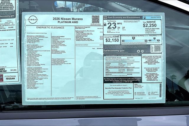 New 2026 Nissan Murano Platinum w/ Cargo Package image 14