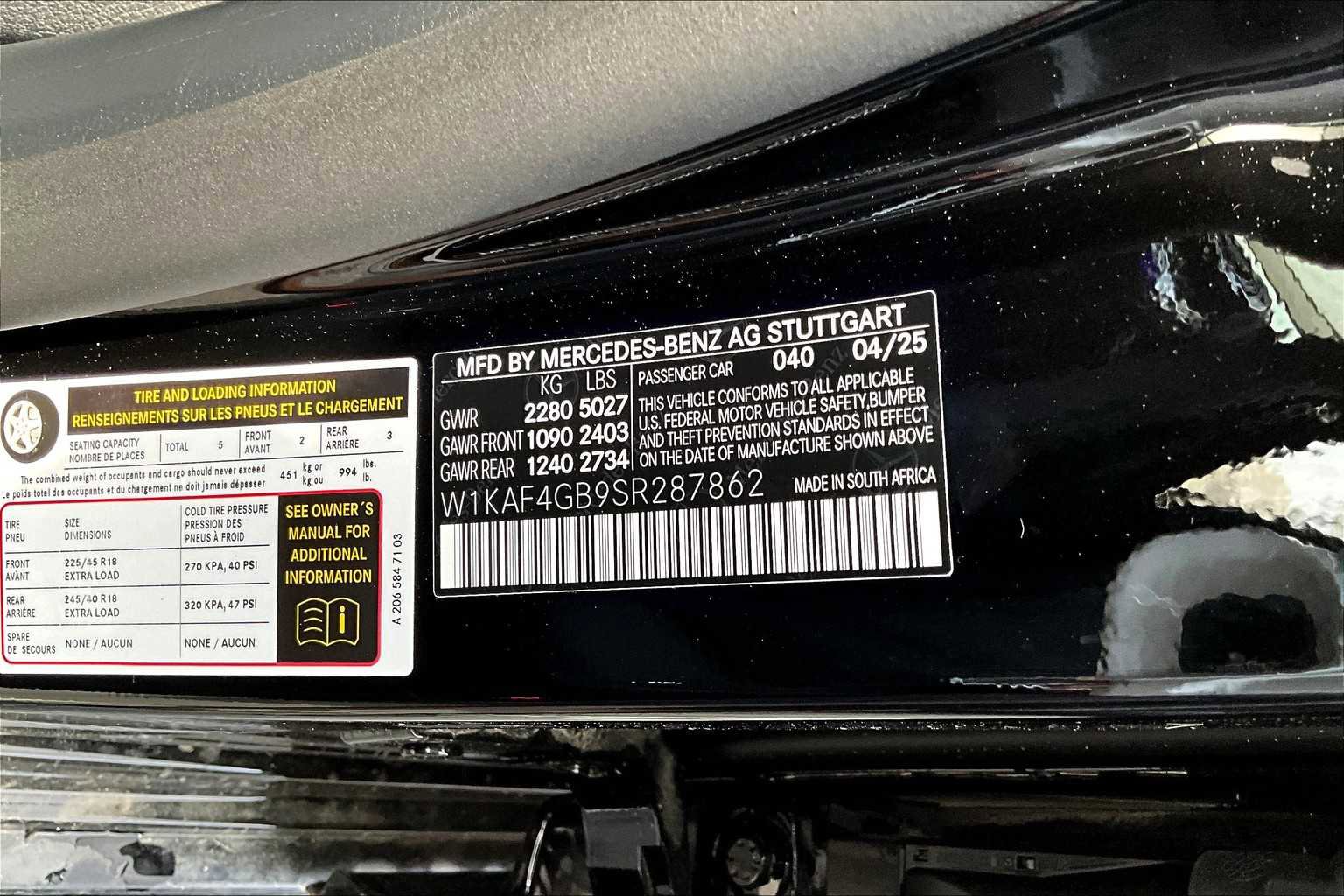 New 2025 Mercedes-Benz C 300 C 300 image 16