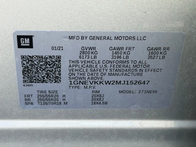 Certified 2021 Chevrolet Traverse Premier w/ Redline Edition image 23