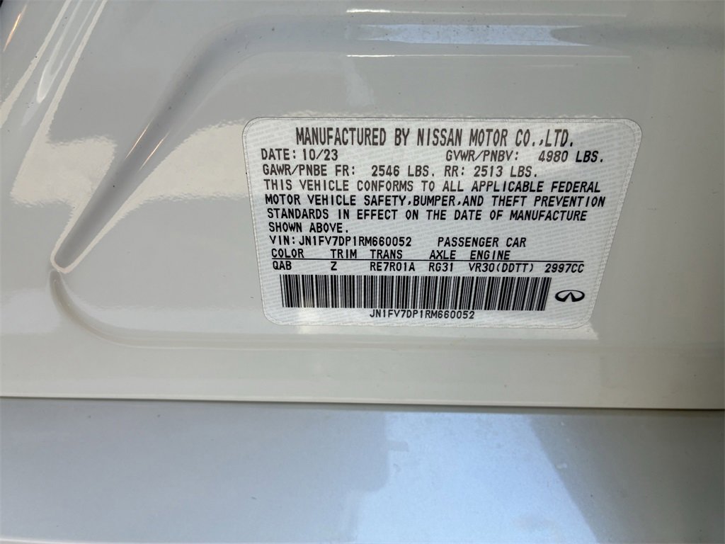 Used 2024 INFINITI Q50 Red Sport 400 image 39