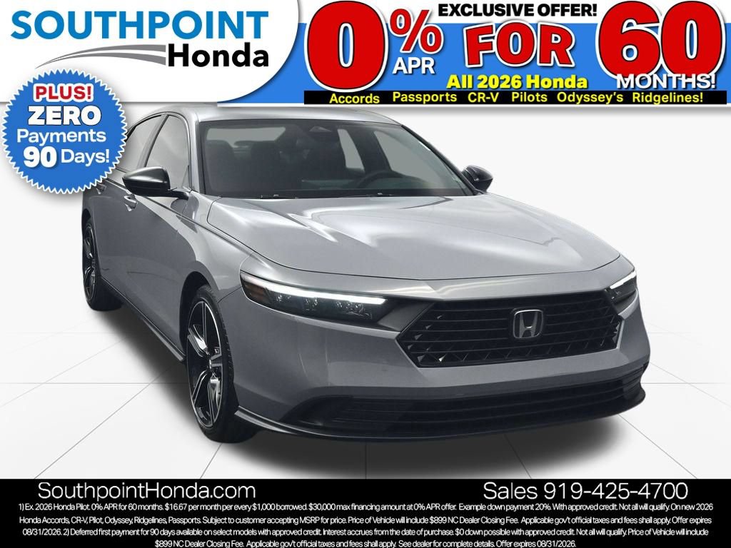 New 2026 Honda Accord Sport