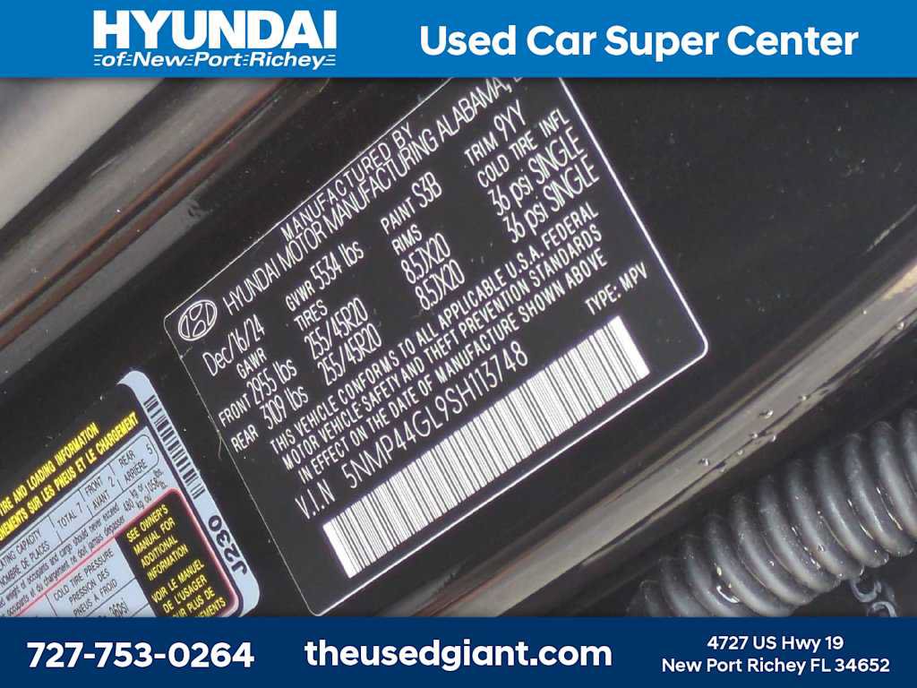 Certified 2025 Hyundai Santa Fe Limited FWD image 37