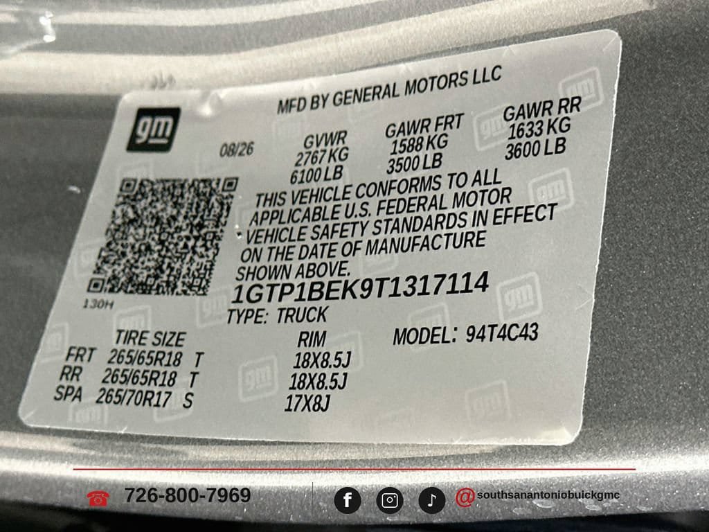 New 2026 GMC Canyon Elevation w/ Convenience Package RWD image 33