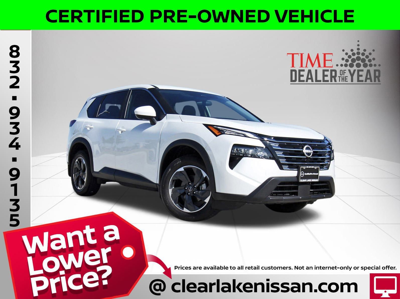 Certified 2025 Nissan Rogue SV