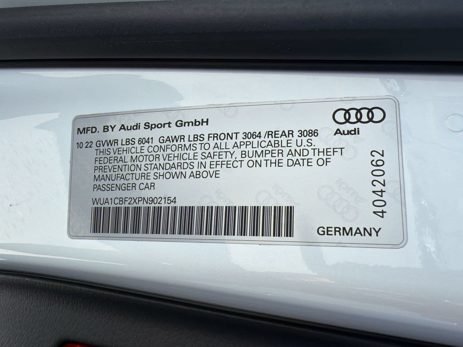 Certified 2023 Audi RS 6 w/ Executive Package AWD/4WD image 25
