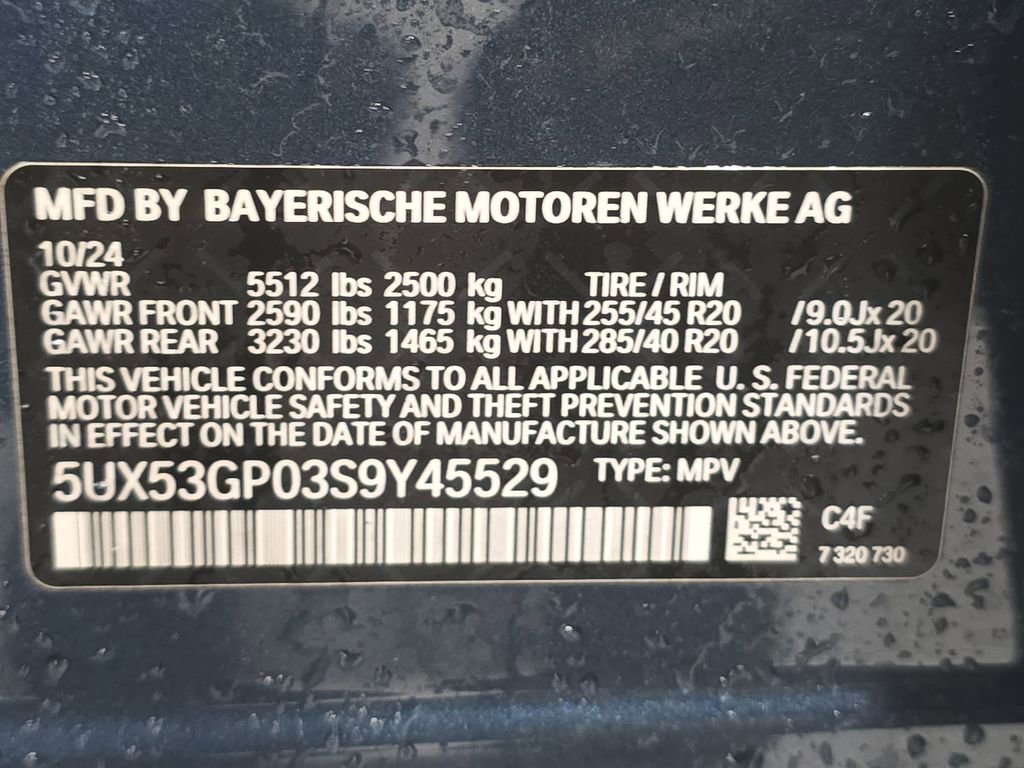 Certified 2025 BMW X3 xDrive30i w/ M Sport Package image 26