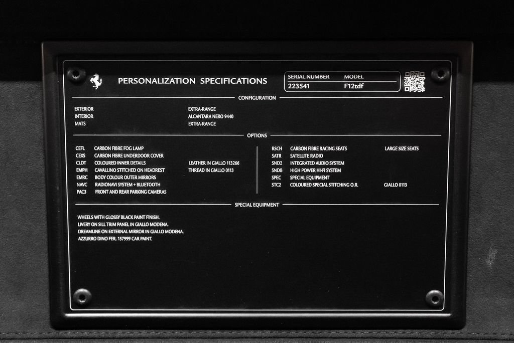 Certified 2017 Ferrari F12tdf RWD image 29
