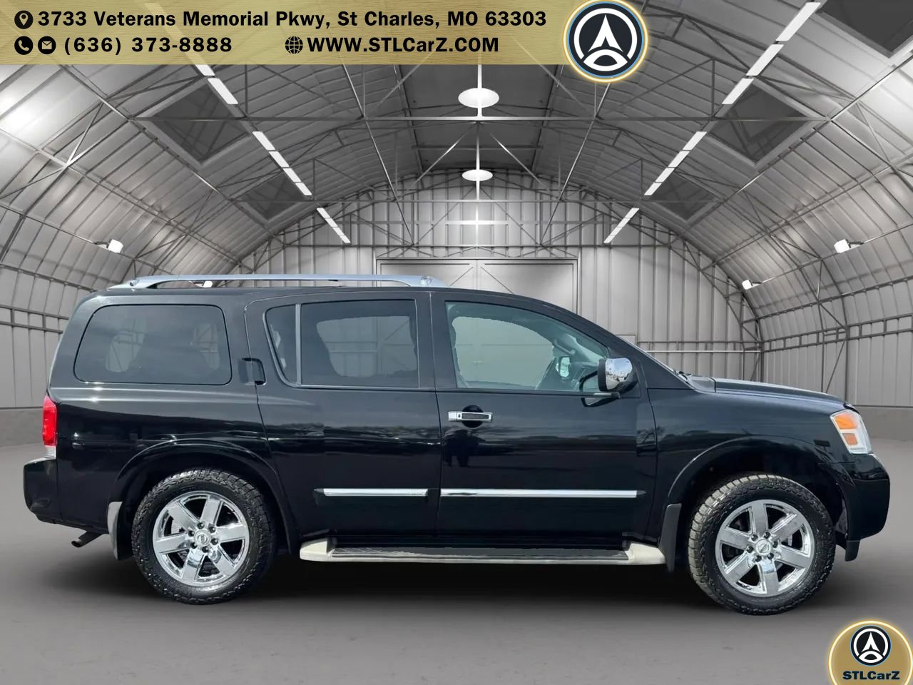 Used 2014 Nissan Armada Platinum w/ 2nd Row Captain Seat Package image 2