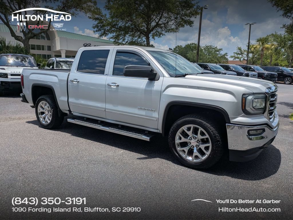 Used 2017 GMC Sierra 1500 SLT w/ SLT Premium Package RWD image 1
