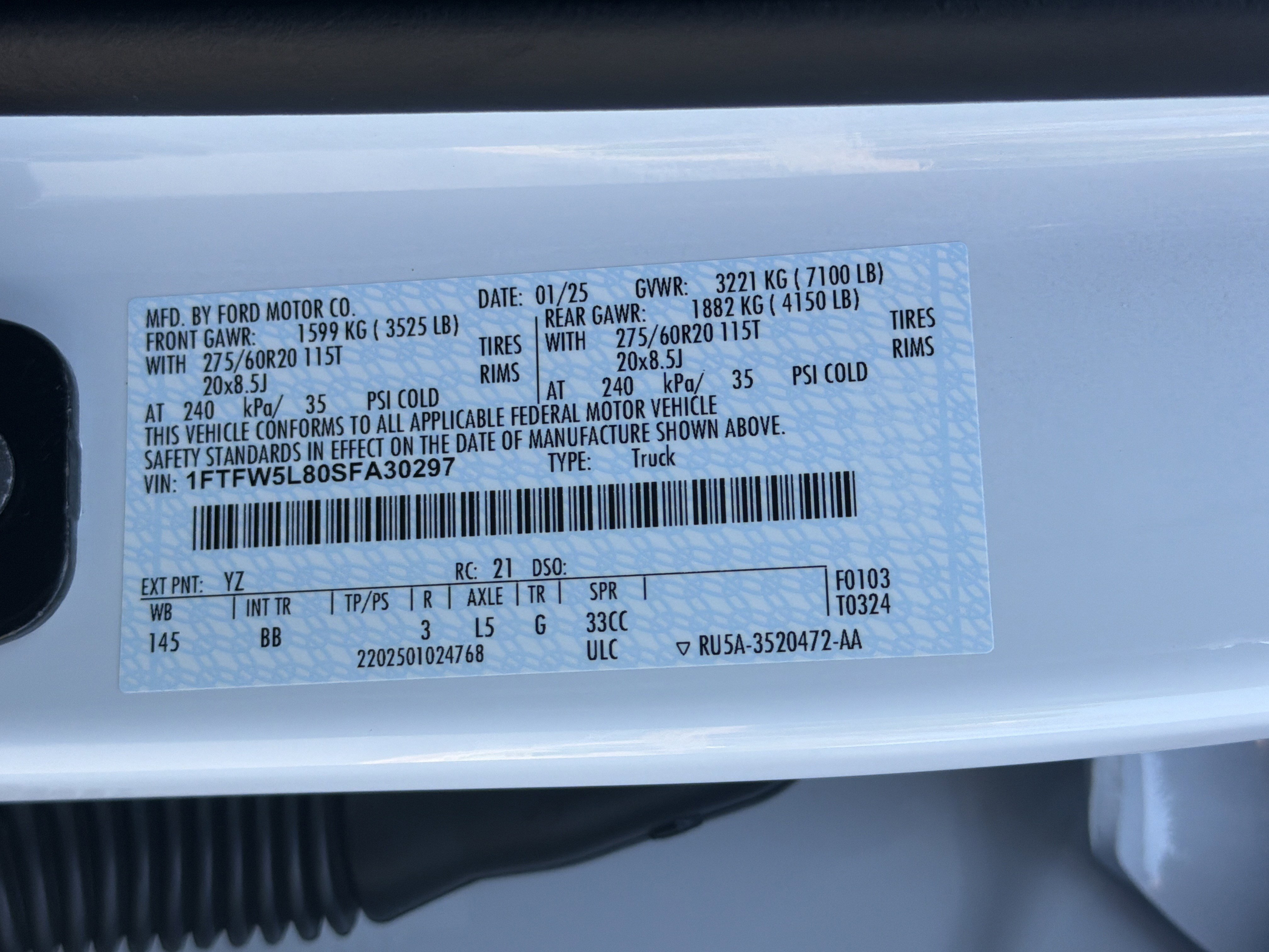 Used 2025 Ford F150 Lariat w/ Equipment Group 501A Mid image 36