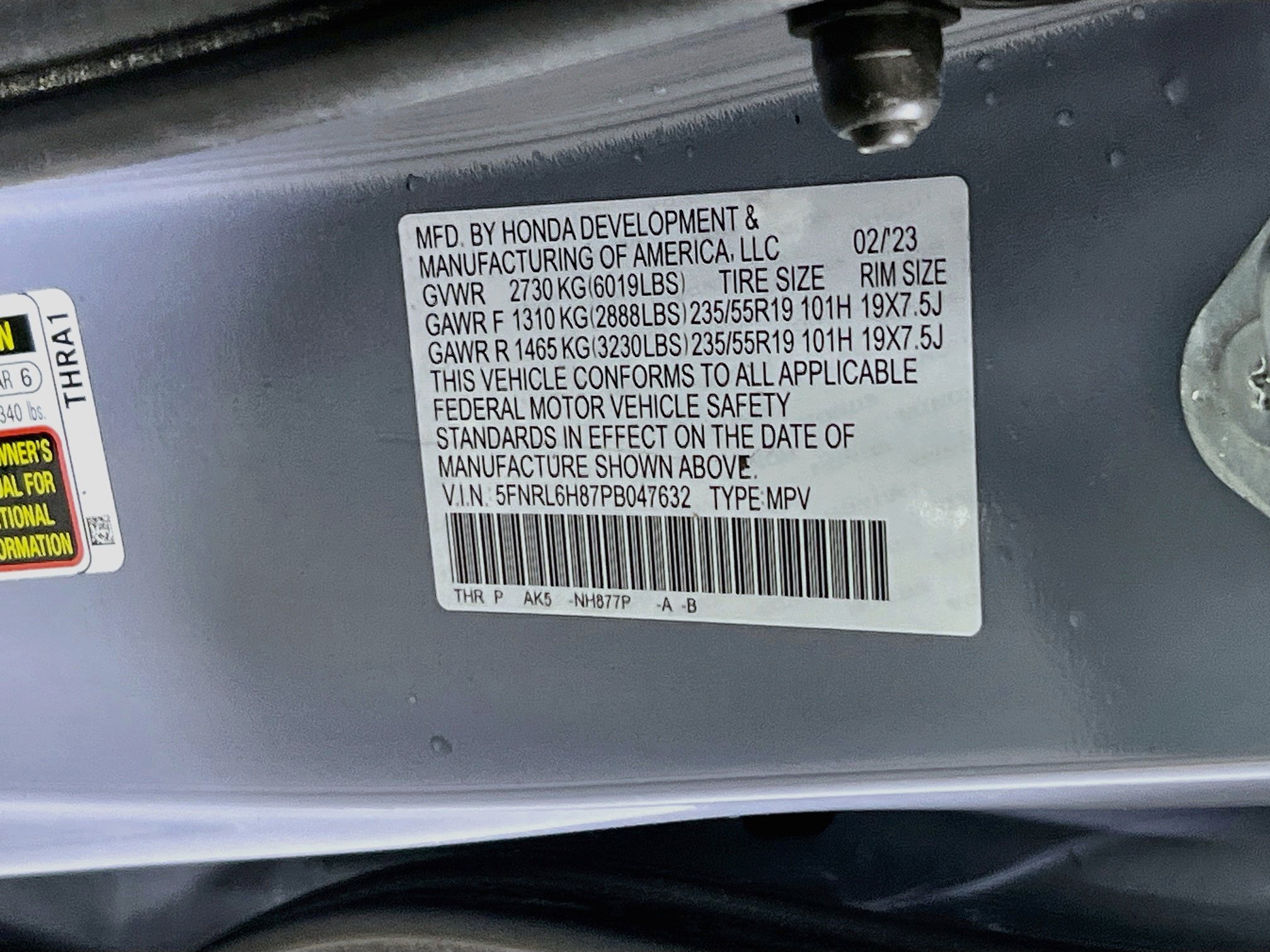 Used 2023 Honda Odyssey Touring image 35