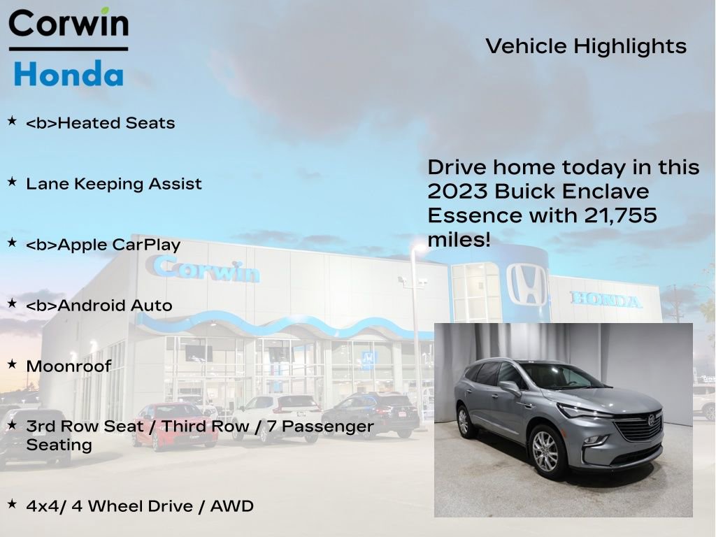 Used 2023 Buick Enclave Essence w/ Experience Buick Package image 6