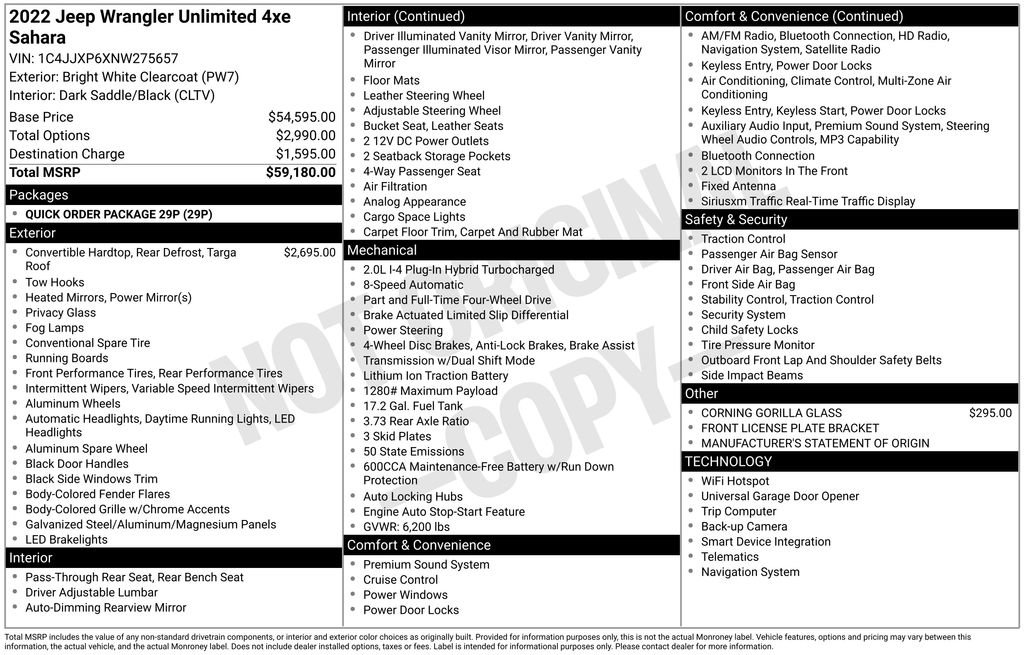 Used 2022 Jeep Wrangler Unlimited Sahara 4xe image 21